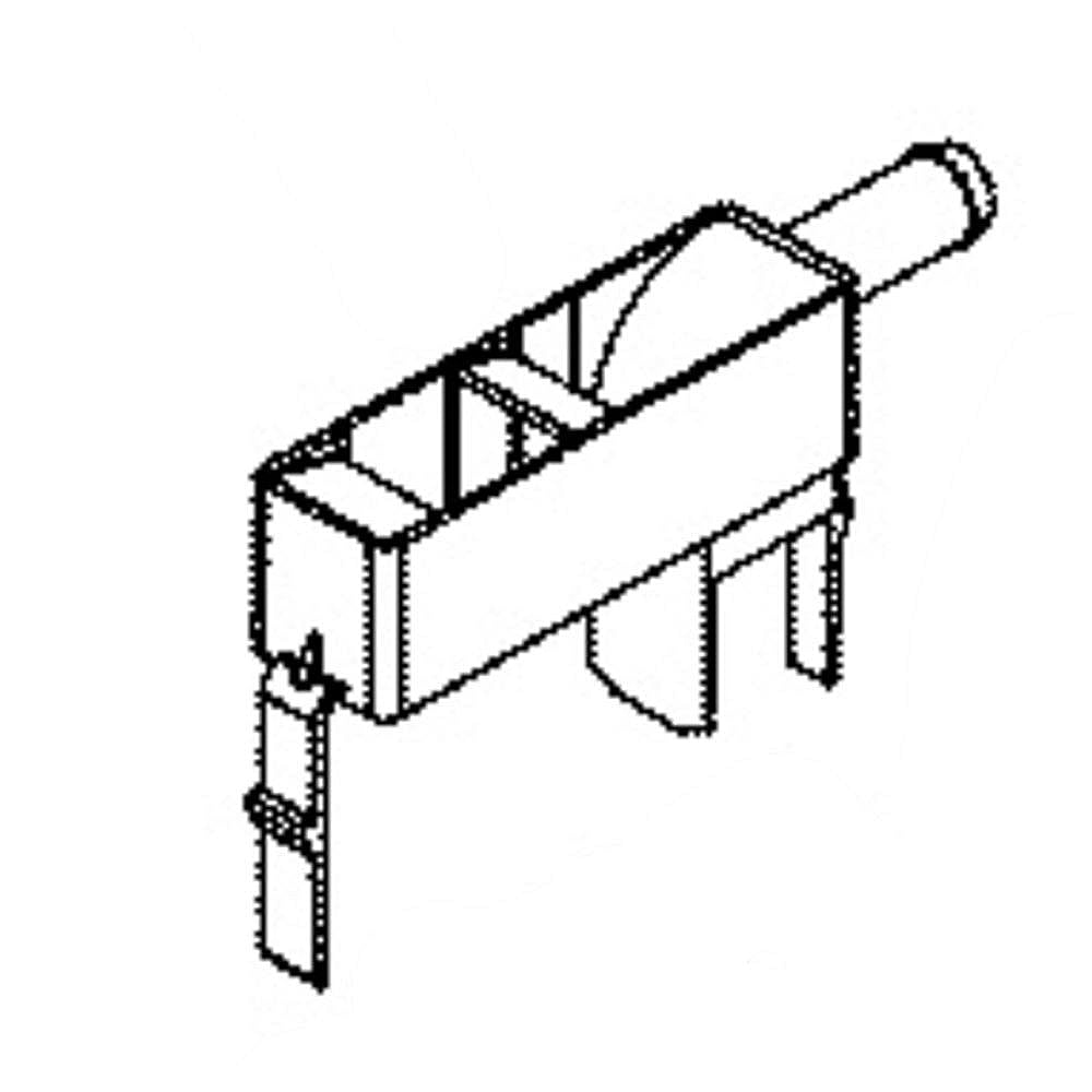 Dishwasher Water Inlet Guide Port Cover WD12X25080 parts