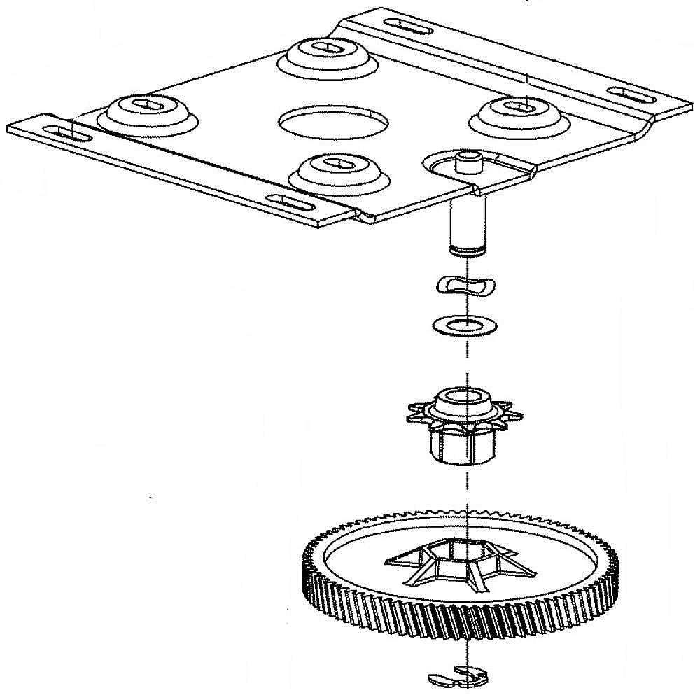 Part #wd16X26258, Drive Gear A