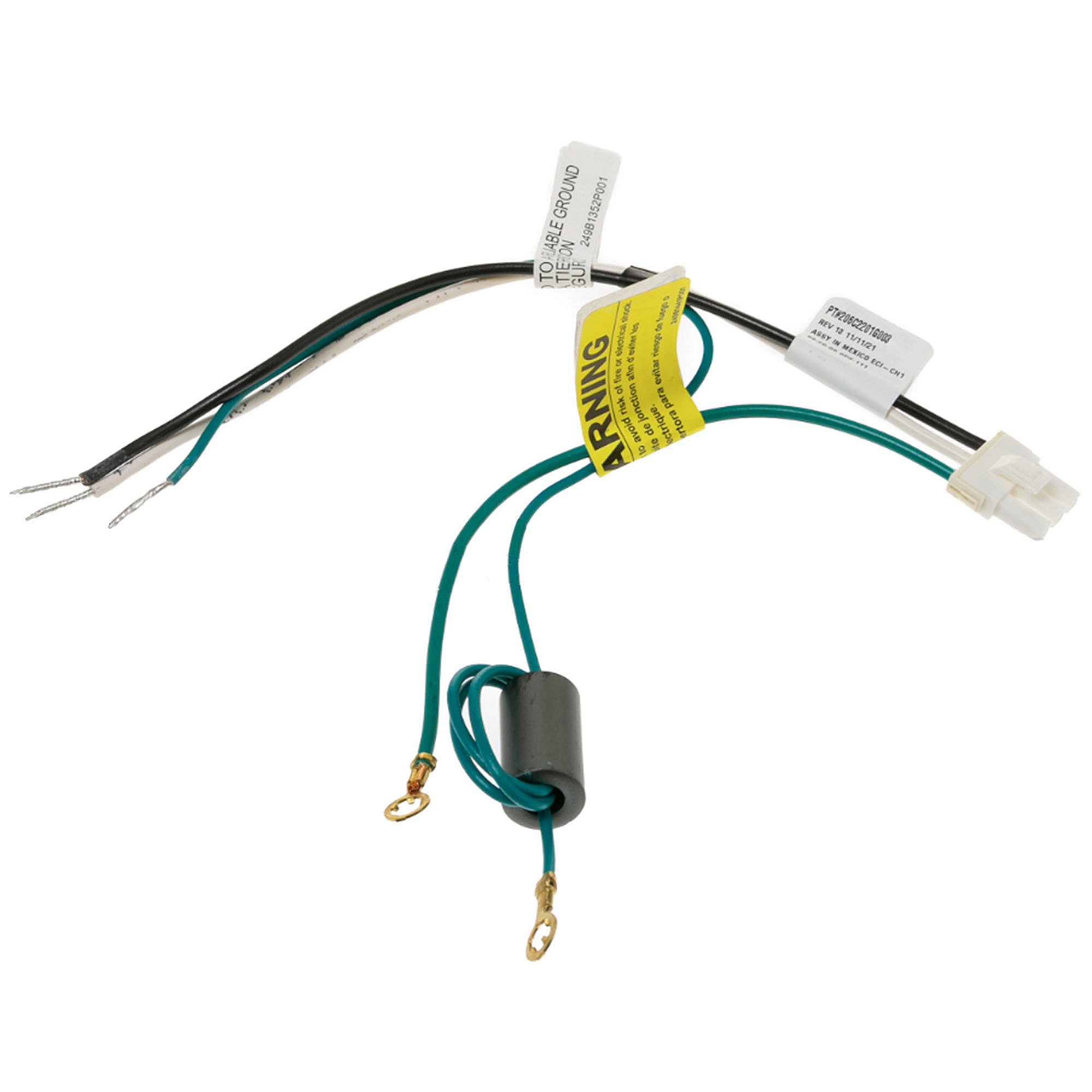 Part #wd21X22847, Dishwasher Jumper Wire Harness / 8.00 x 7.50 x 0.70