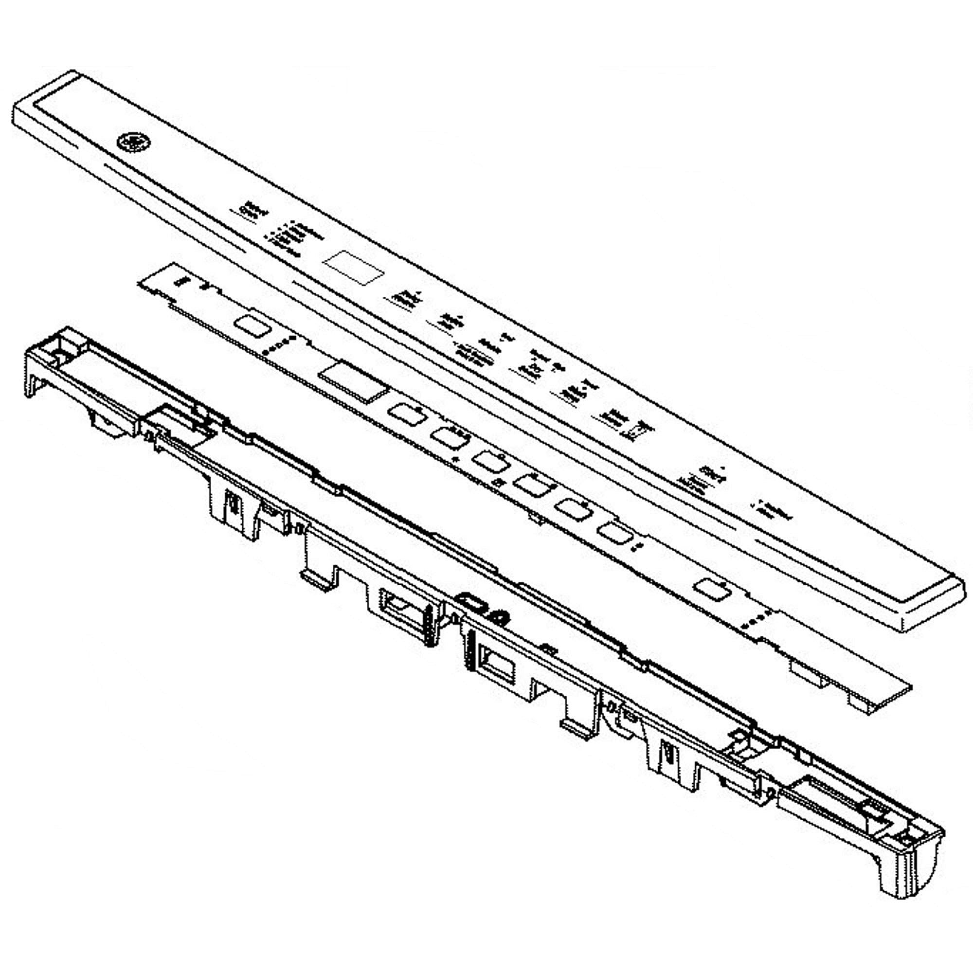 Part #wd21X31085, Configured Top Ui Control With Cover