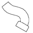 Sump Drive Hose for GE GLDA690P03BB - Part WD24X10040