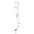 Dishwasher High-loop Drain Hose for GE DDT700SSN2SS - Part WD24X29438