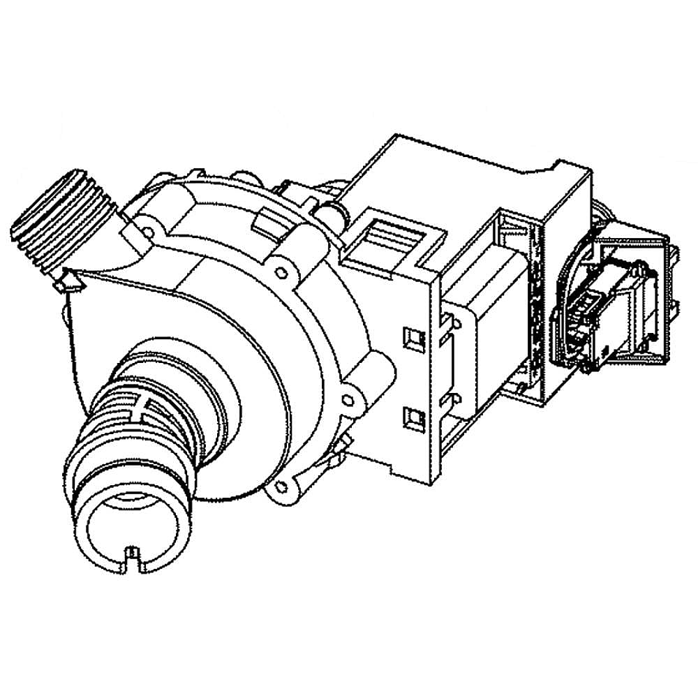 Part #wd19X25187, G.e. Dishwasher Drain Pump (Replaces Wd19X25180)