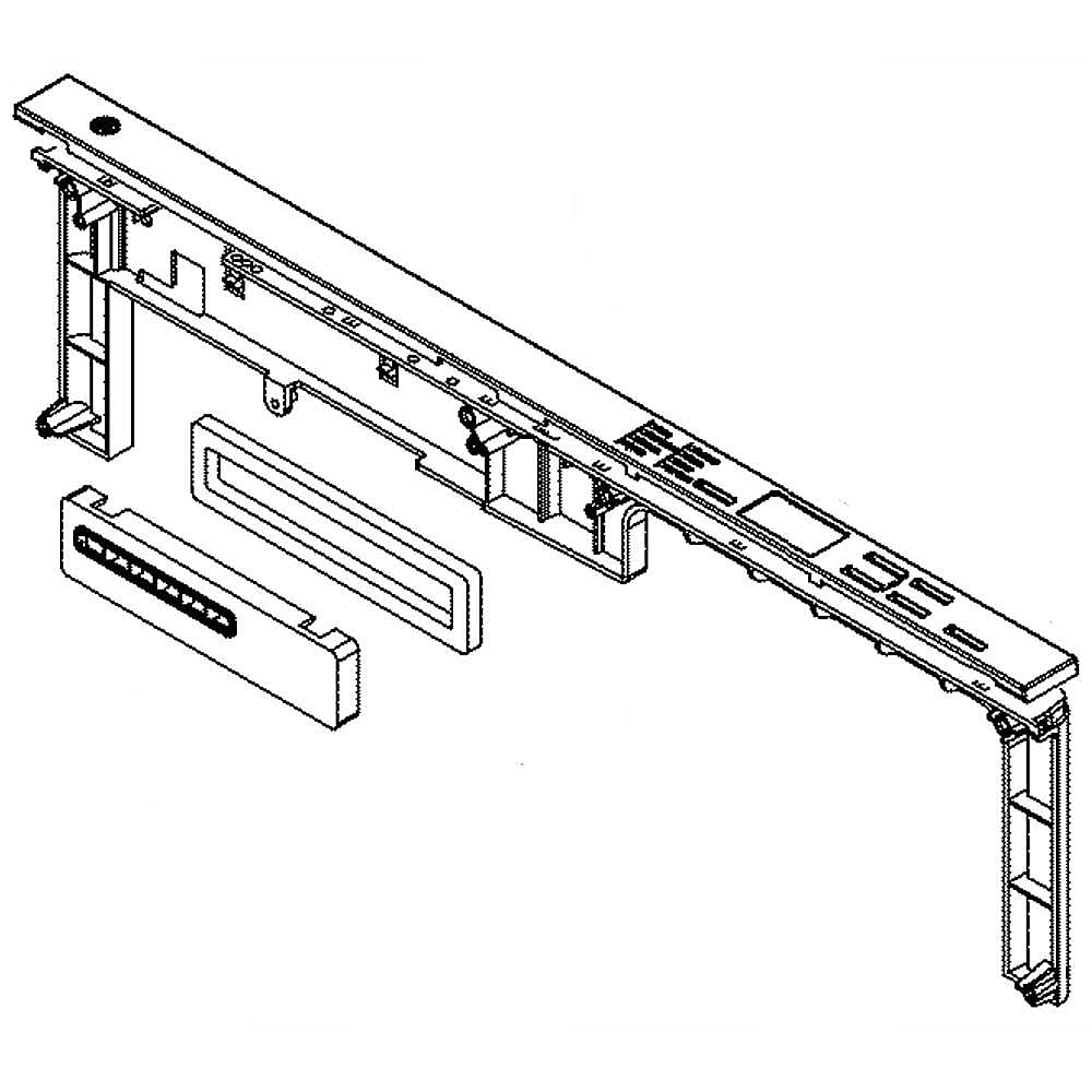 GE Part #wd27X10310, Console Assembly | 30.70 x 9.90 x 3.80