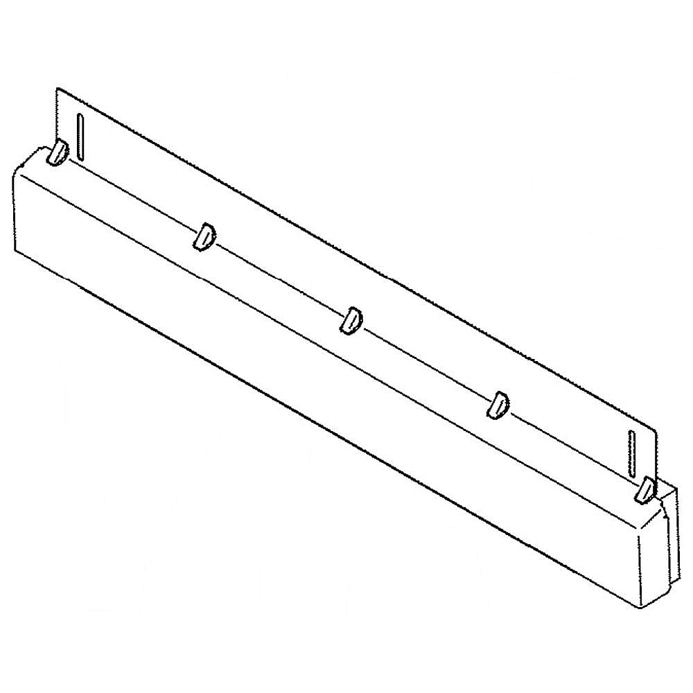 GE Part #wd27X10396, Dishwasher Toe Kick Assembly | 32.50 x 7.40 x 3.40