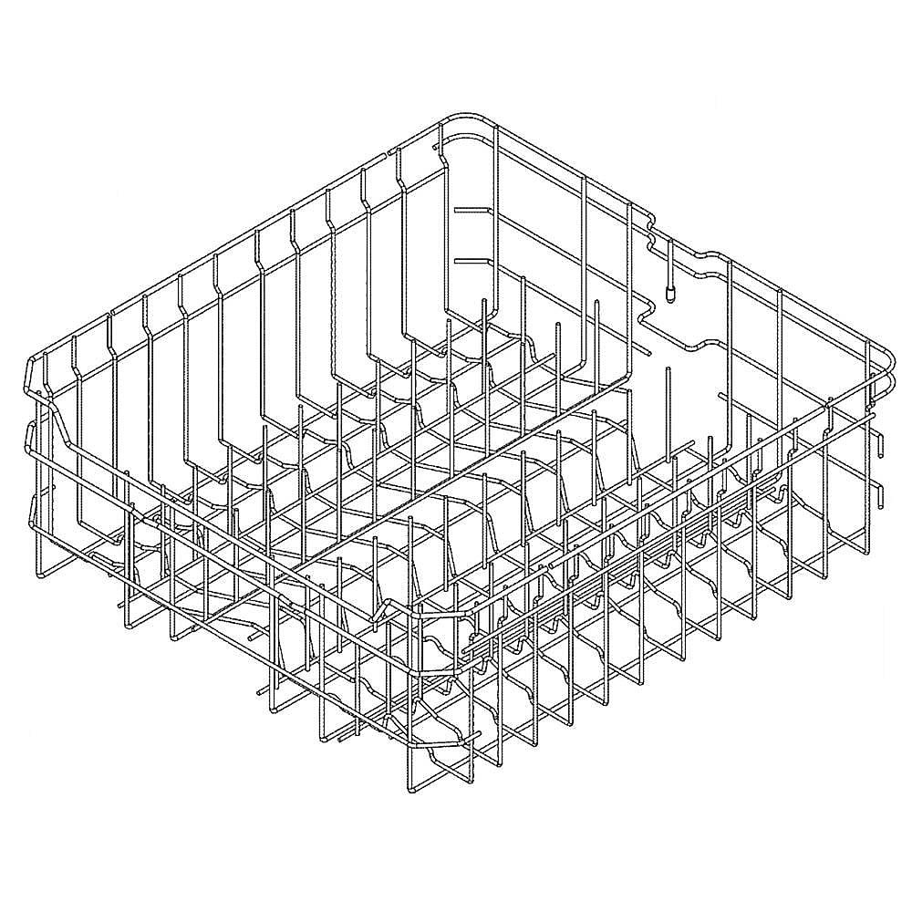 Dishwasher Dishrack Assembly, Upper WD28X10352 parts Sears PartsDirect