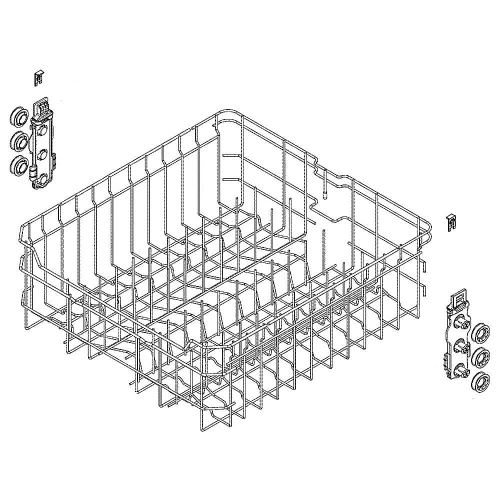 Coated Upper Rack Assembly