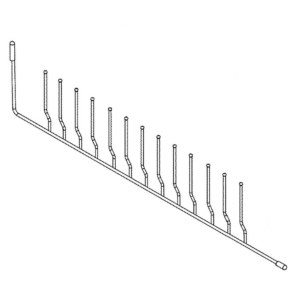 Part #wd28X25582, Coated Fold Down Tine / 21.25 x 9.00 x 5.00