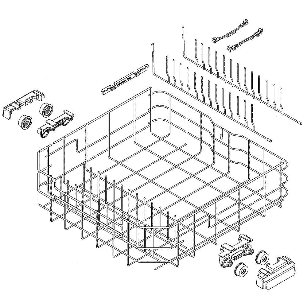 Lower Rack WD28X22827 parts | Sears PartsDirect