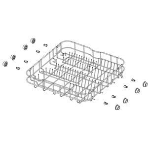 Lower Rack Assembly WD28X24741