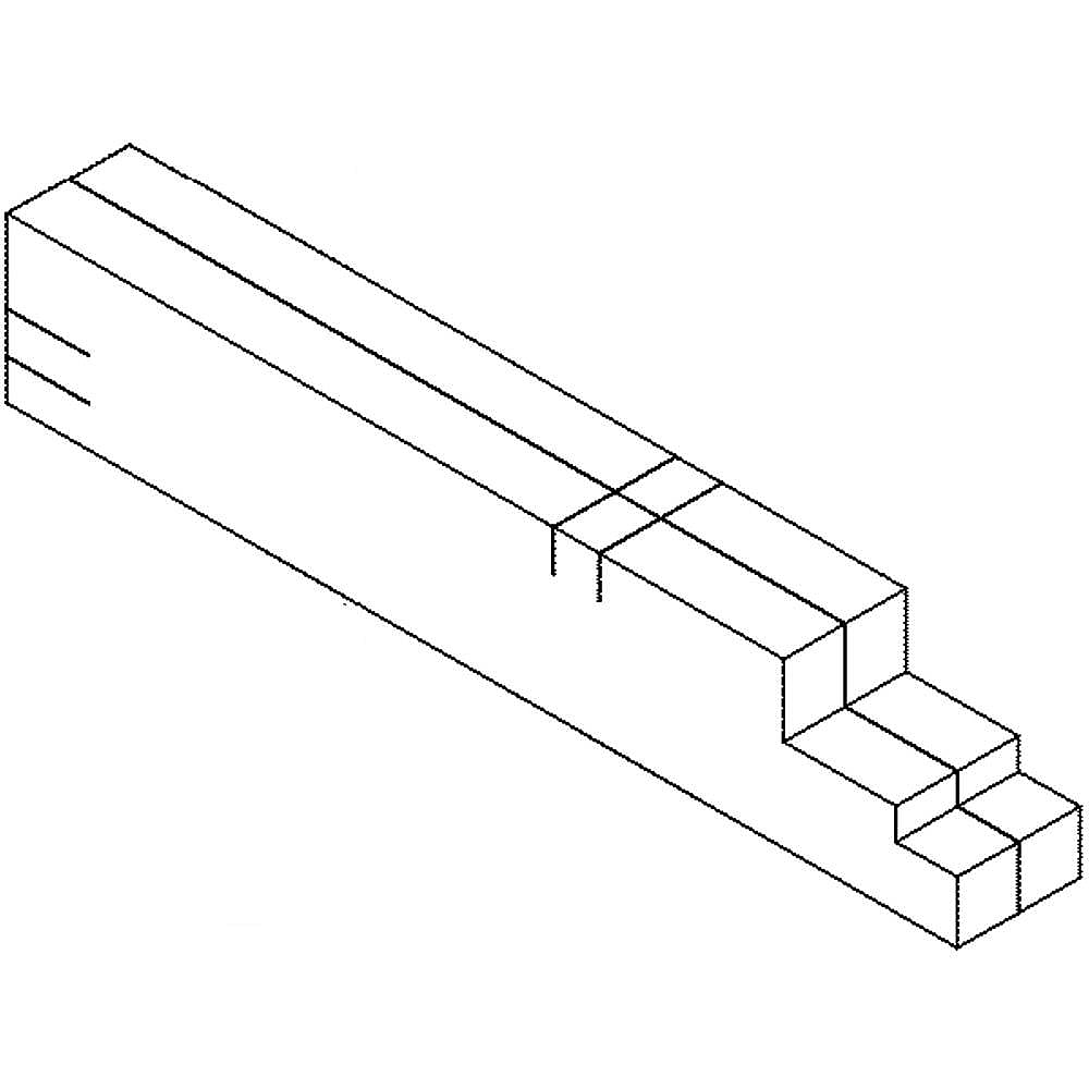 GE Part #wd30X21155, Dishwasher Access Panel Insulation | 31.00 x 7.50 x 4.00
