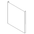 Dishwasher Front Door Panel for GE EDW4000G02BB - Part WD31X10053