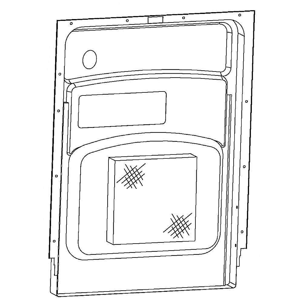 Part #wd31X10074, Dishwasher Inner Door / 27.00 x 20.00 x 3.50