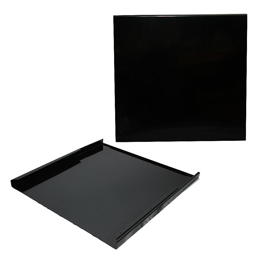 Part #wd31X10094, Dishwasher Door Outer Panel (Black) / 27.90 x 26.80 x 3.30