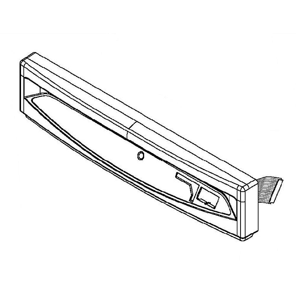 GE Part #wd34X10603, Dishwasher Control Panel | 32.50 x 7.40 x 3.30