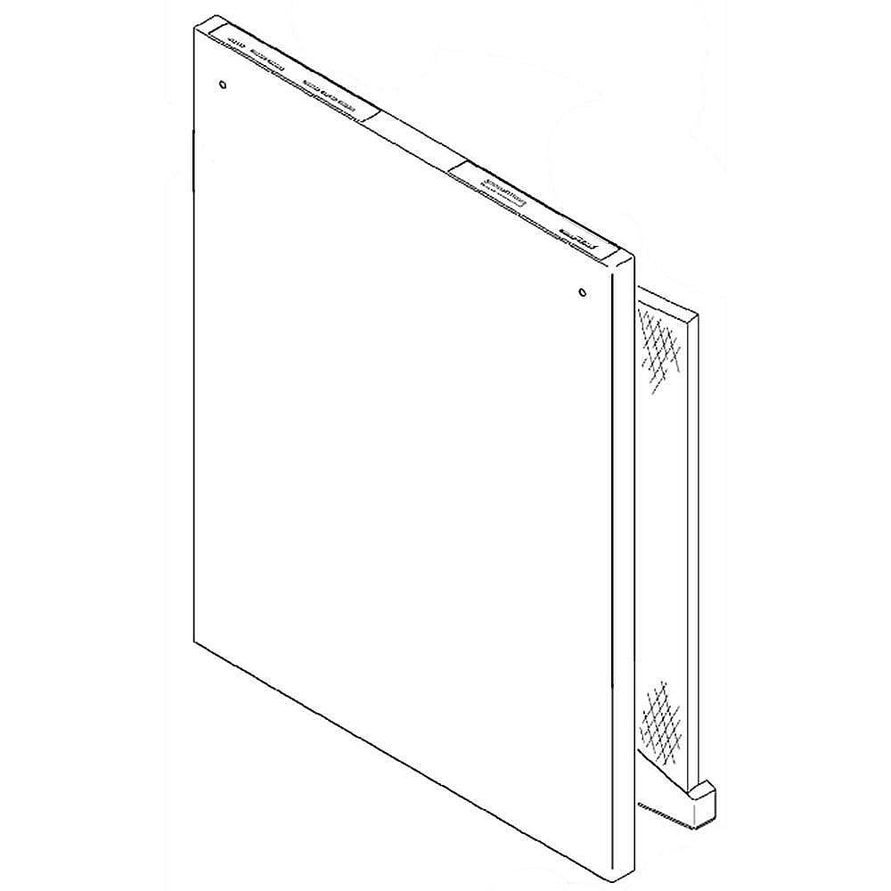 GE Part #wd34X11518, Outer Panel Assembly | 33.90 x 27.00 x 4.20