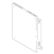 Outer Panel Assembly for GE GDWT200R10BB - Part WD34X11582