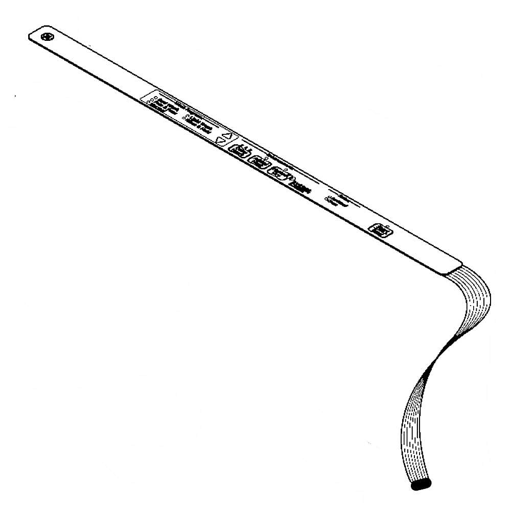 GE Part #wd34X11585, Dishwasher Keypad Assembly | 32.10 x 3.60 x 3.50