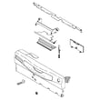 Dishwasher Control Panel Assembly for GE GLD5604V00BB - Part WD34X11784