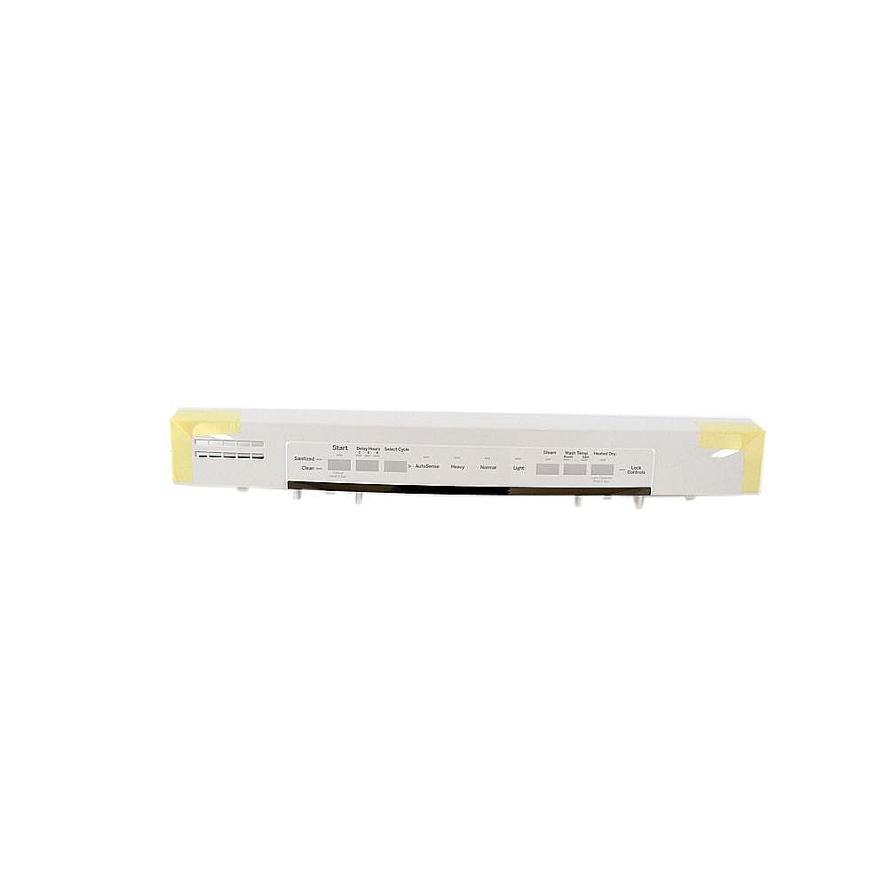 Part #wd34X22257, Dishwasher Control Panel (White) / 24.80 x 4.60 x 3.20