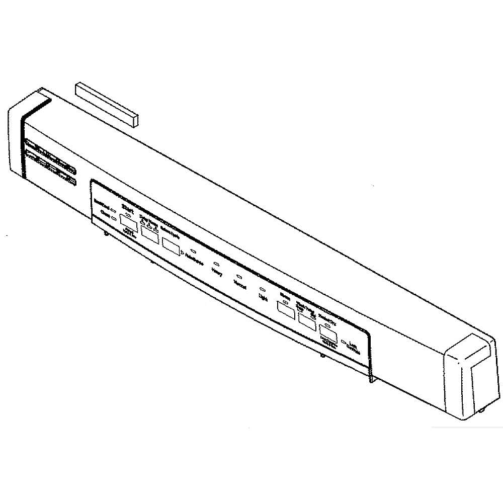 GE Part #wd34X22259, Dishwasher Control Panel | 31.90 x 4.30 x 4.30