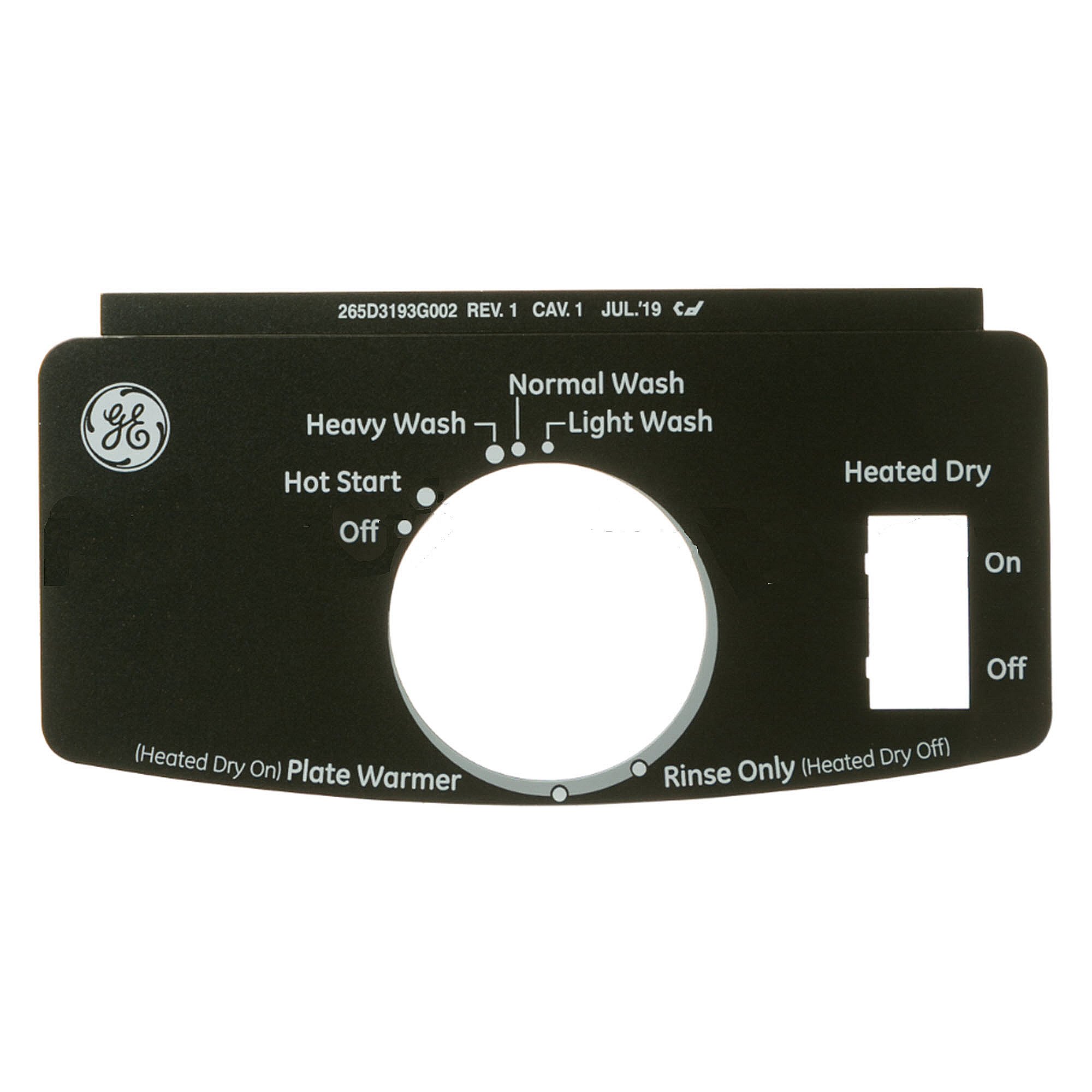 GE Part #wd34X24197, Graphic & In