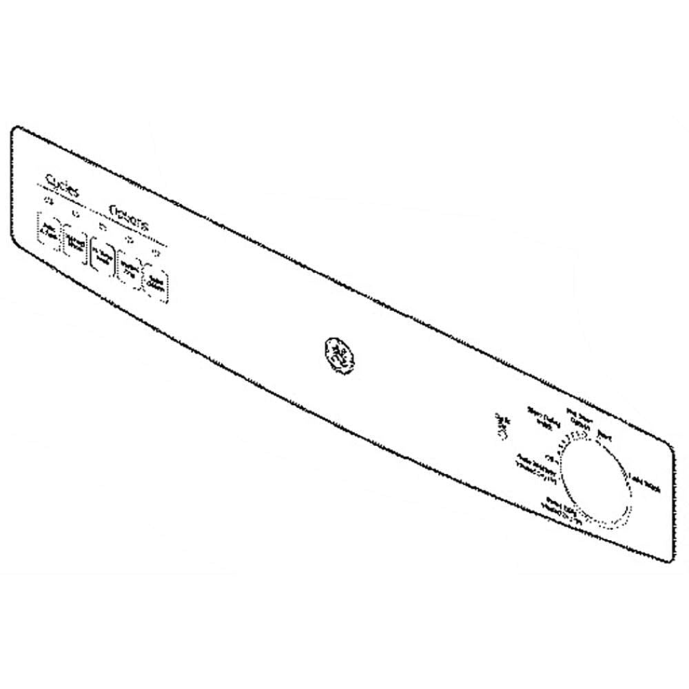 GE Part #wd34X24211, Graphic & Insert Asm | 23.00 x 10.30 x 0.10