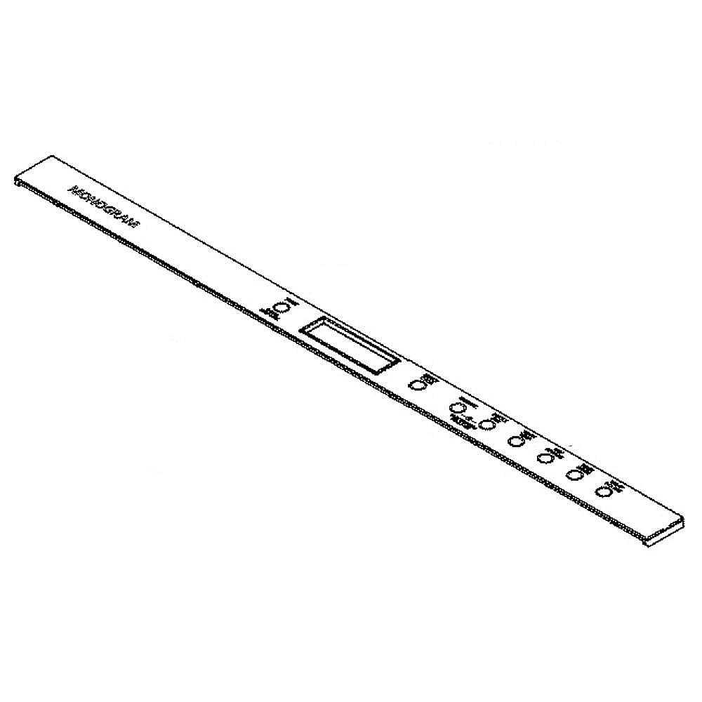 Part #wd34X26005, Monogram Console Cover Asm / 25.00 x 4.25 x 3.00
