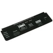 Black Control Panel Overlay for GE GDF535PGR3BB - Part WD34X27899