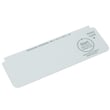 White Control Panel Overlay for Hotpoint HDF310PGR1WW - Part WD34X27921