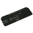 Black Control Panel Overlay for Hotpoint HDF330PGRABB - Part WD34X27923