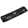 Black Control Panel Overlay for GE GDF550PGR6BB - Part WD34X29838
