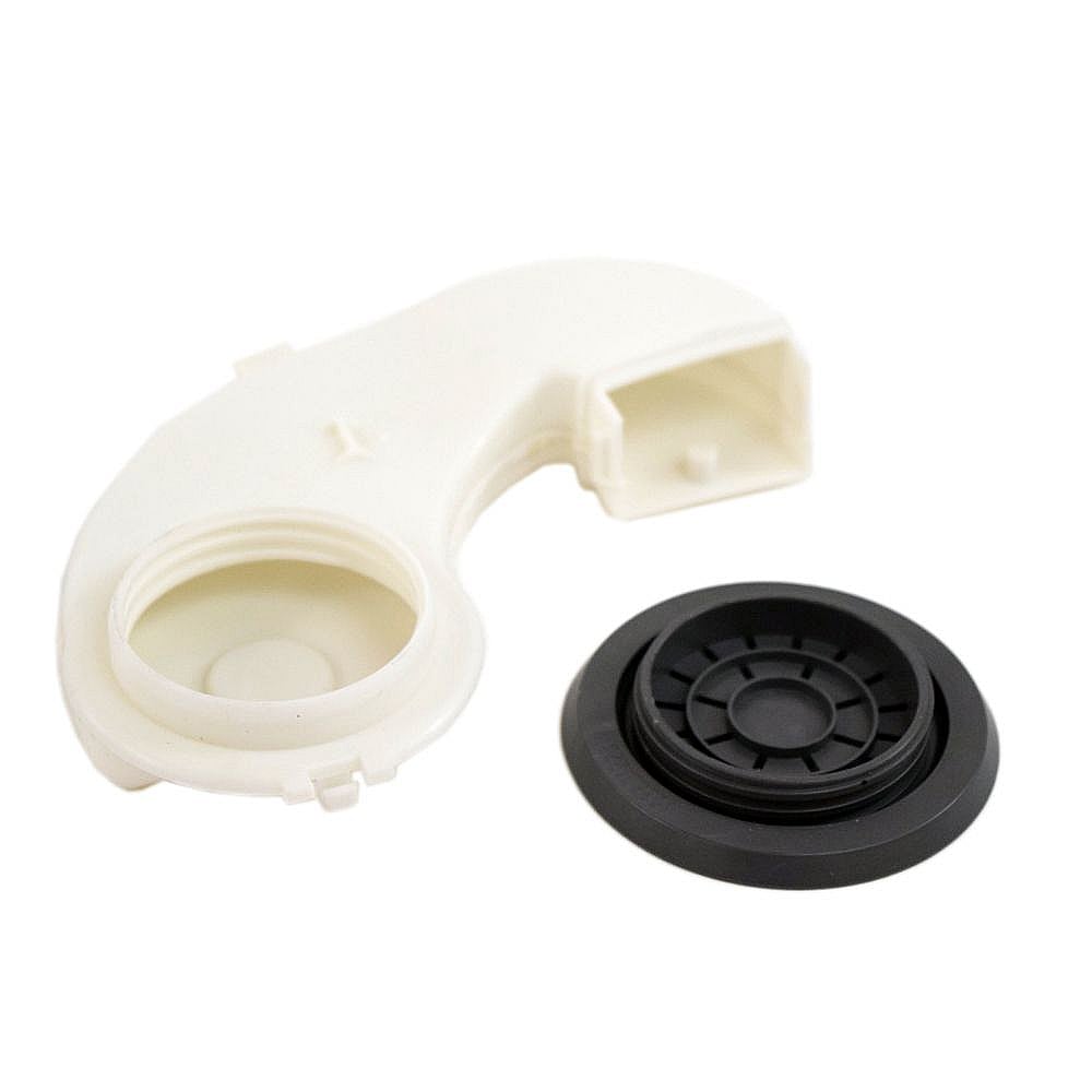 Part #wd35X20856, Ge Dishwasher Door Vent Duct Connector / 14.00 x 9.50 x 1.30
