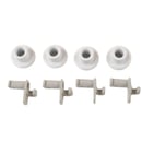 Dishwasher Dishrack Roller and Stud Kit (replaces WD12X10099, WD12X10186, WD12X10335, WD12X20974)