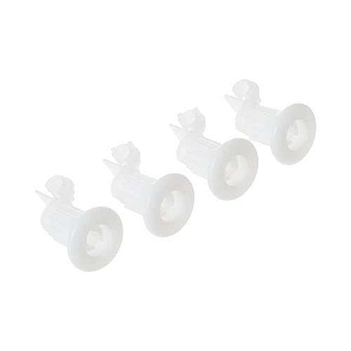 Part #wd35X21035, Dishwasher Dishrack Roller And Stud, 4-Pack (Replaces Wd12X10329) / 6.00 x 6.00 x 1.00