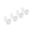 Dishwasher Dishrack Roller And Stud, 4-pack (replaces Wd12x10329) WD35X21035