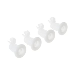 Dishwasher Dishrack Roller And Stud, 4-pack (replaces Wd12x10329) WD35X21035