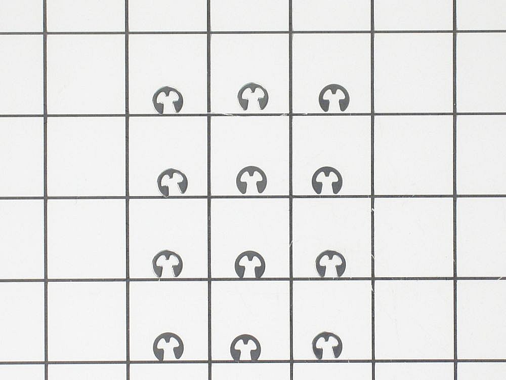 Part #wd3X487D, Ge Dishwasher Gate Valve Spring Retainer, 12-Pack / 6.00 x 6.00 x 0.10