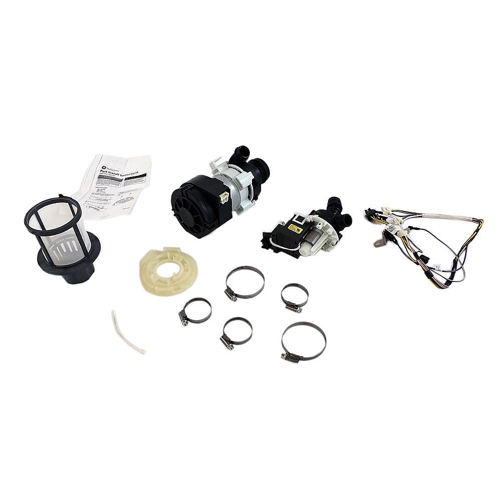 Part #wd49X23779, Dishwasher Drain Pump Kit (Replaces Wd35X20874) / 14.70 x 5.90 x 6.40