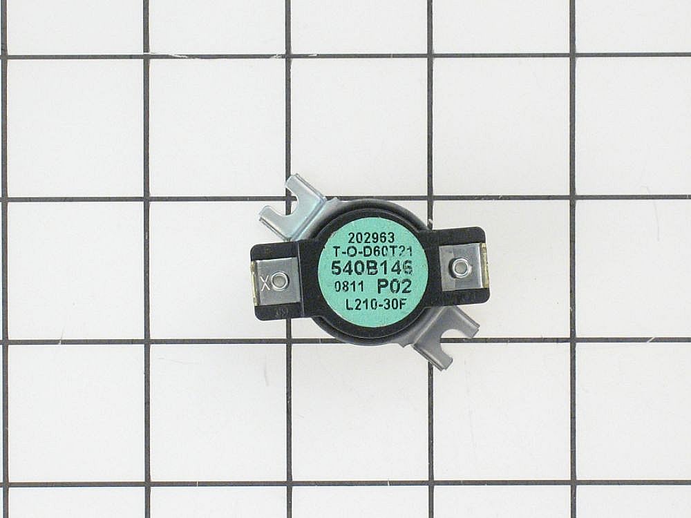 Part #we4M160, Ge Fisher & Paykel Dryer Safety Thermostat / 1.50 x 1.00 x 1.00