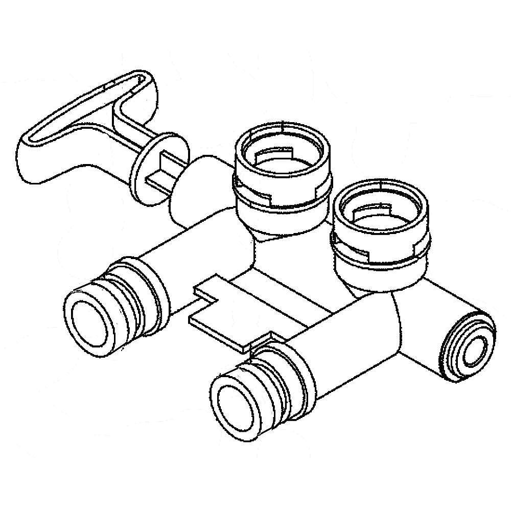Part #ws15X10078, Water Softener Bypass Valve / 12.60 x 5.80 x 5.50
