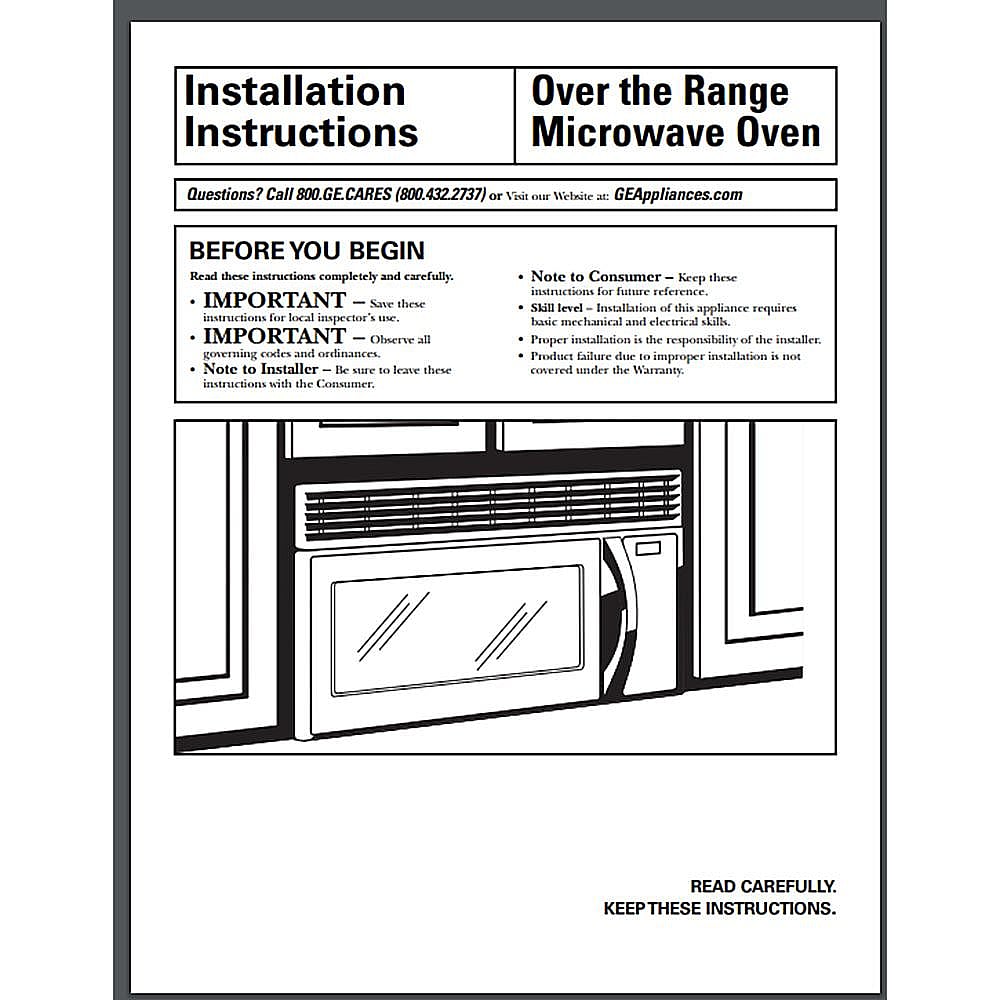 Part #49-40615-1, Installation Instructions