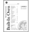Oven Owner's Manual for GE PT956SM1SS - Part 49-80430