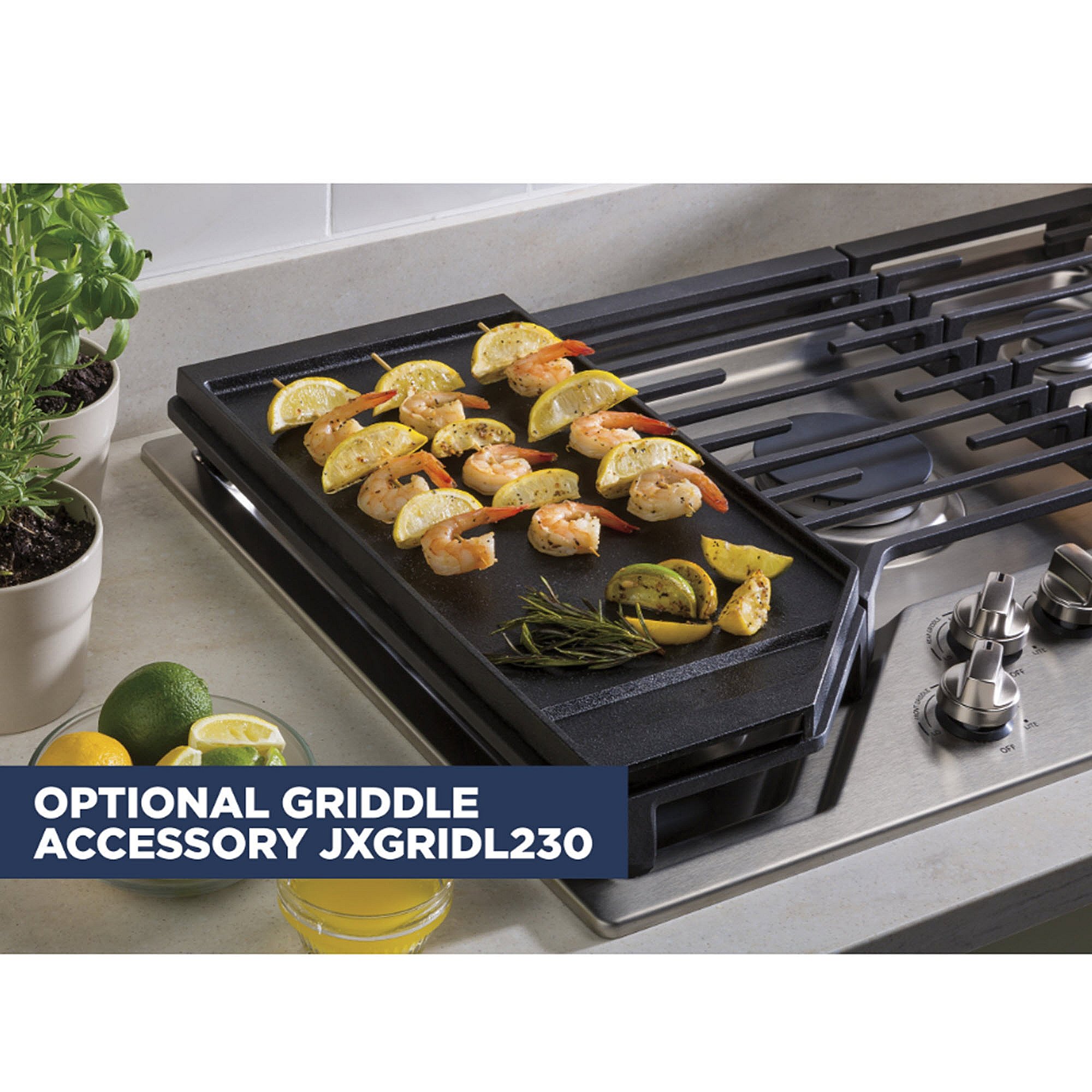 Cast Iron Griddle For 30 Gas Cooktops JXGRIDL230