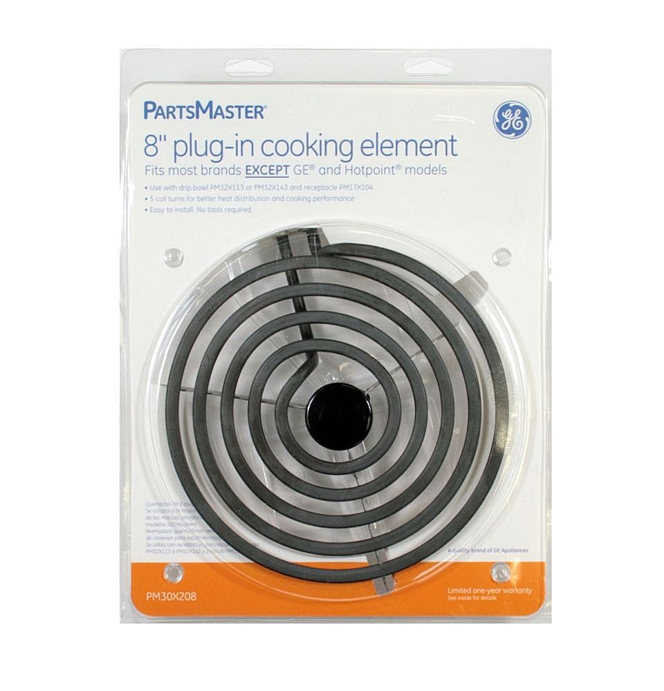 Part #pm30X208, Range Surface Element, 8-In / 13.00 x 9.50 x 2.20