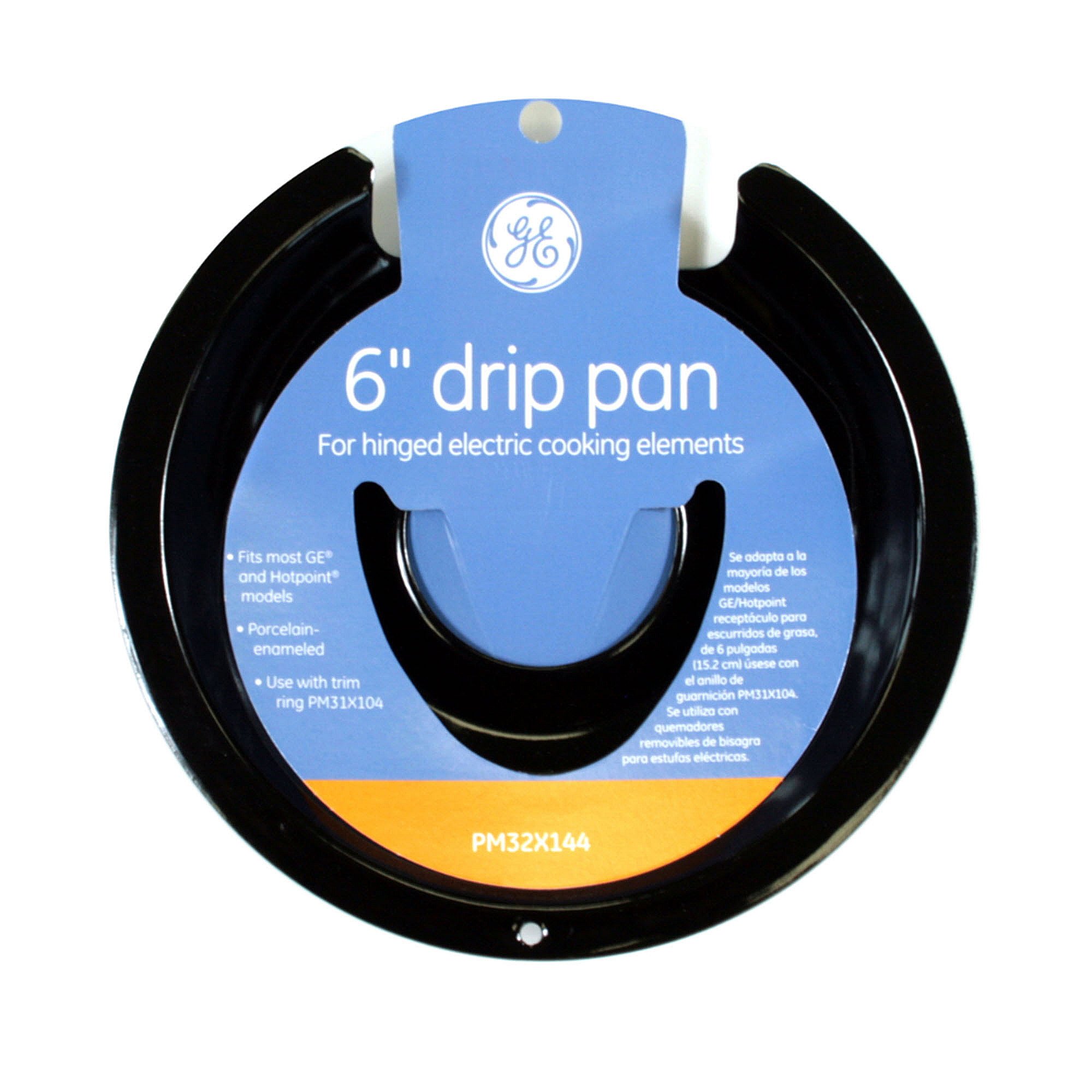 Part #pm32X144Gds, Range Drip Pan, 6-In