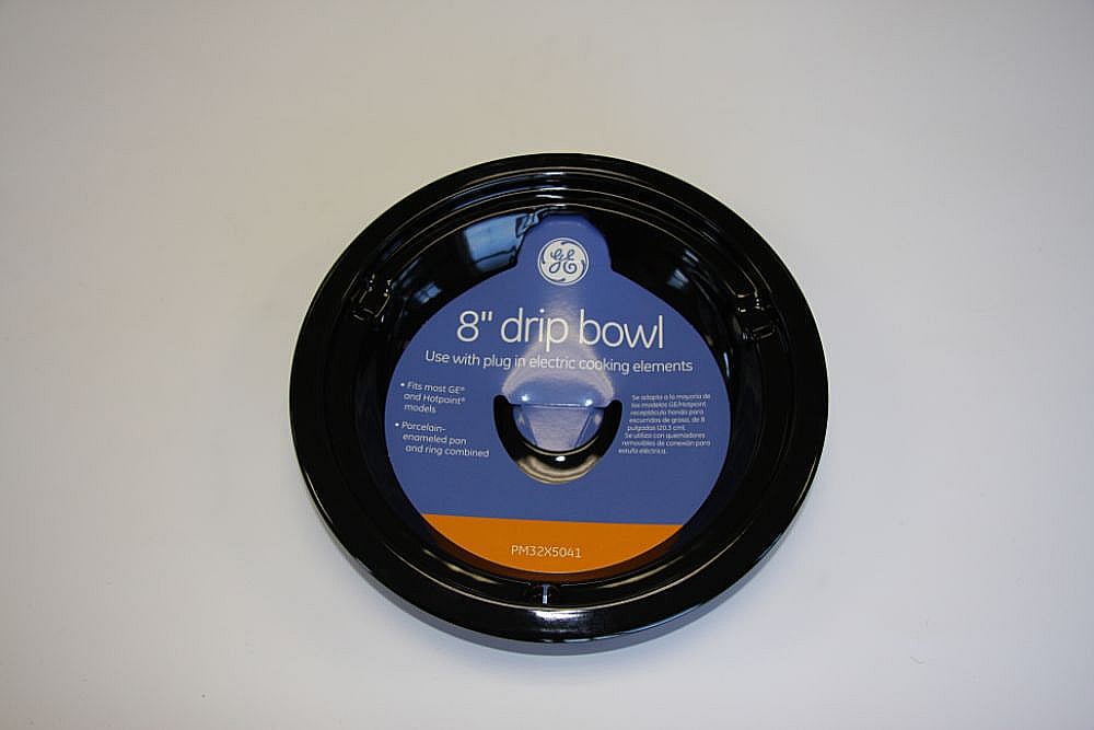 Range Drip Pan, 8-in (Black)