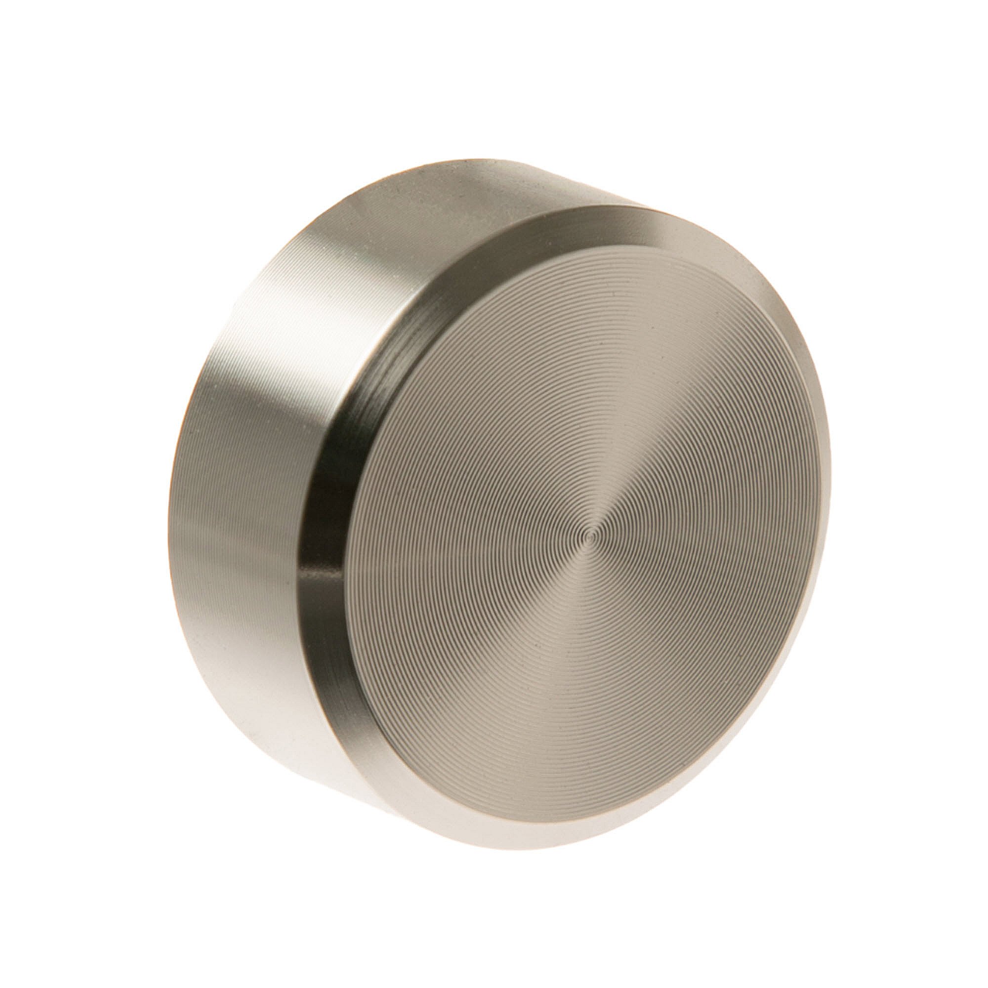Part #wb01X40726, Brushed Stainless Steel Cafe Knob