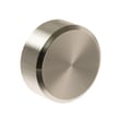 Brushed Stainless Steel Cafe Knob for GE CVM521P2M6S1 - Part WB01X40726