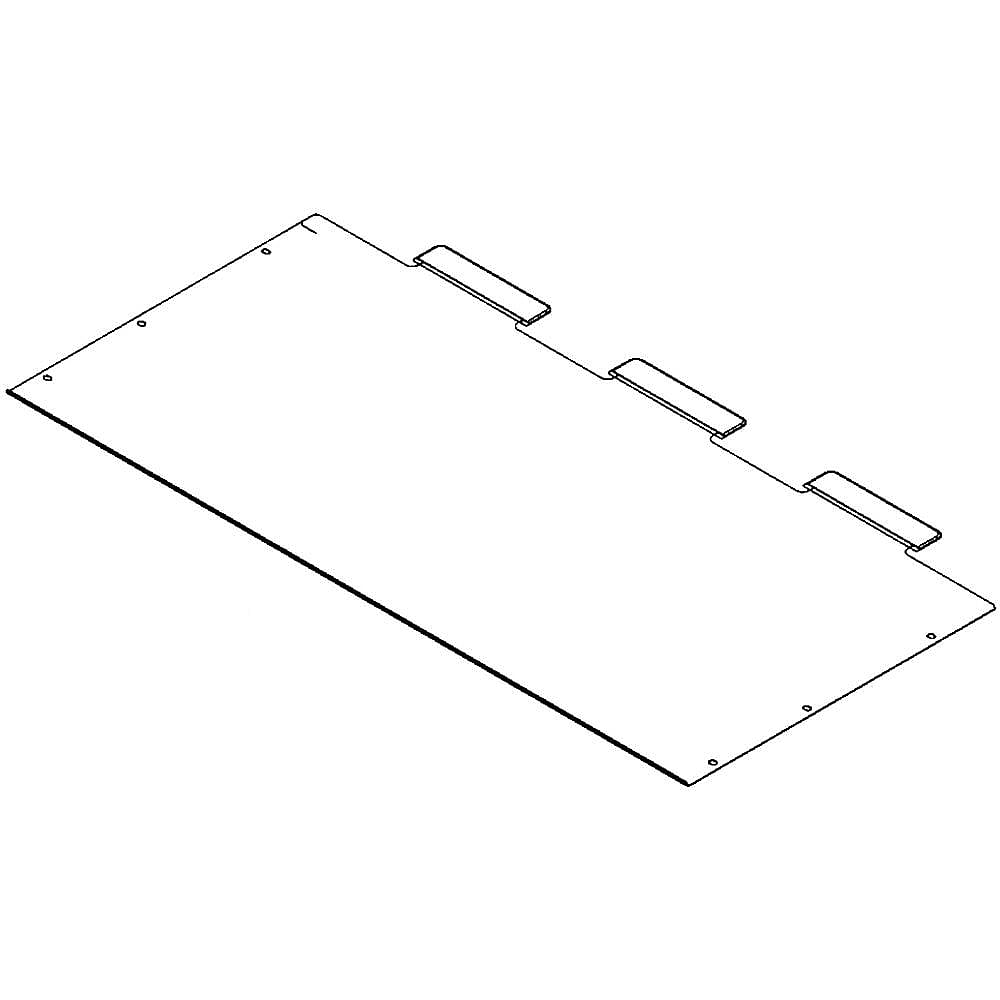 GE Part #wb02T10222, Cover Frt Fa | 34.50 x 17.50 x 0.50